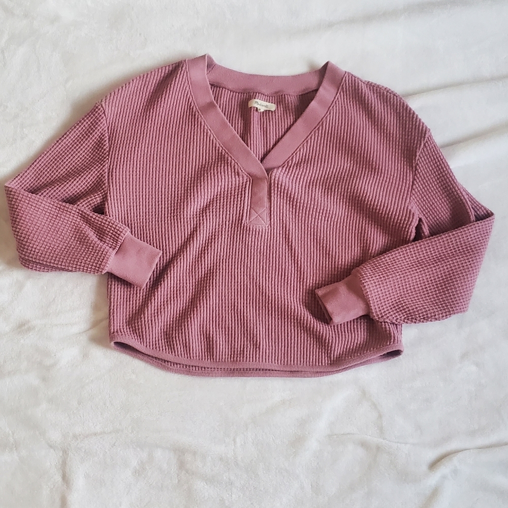 Madewell Waffle Thermal Top